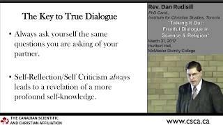 The Possibility of a Dialogue (Dan Rudisill Highlight)