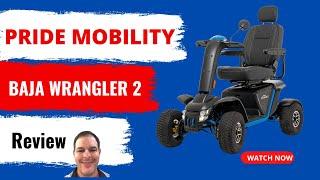 Unleashing The Power Of The Pride Mobility Baja Wrangler 2 Outdoor Scooter: An Epic Review!