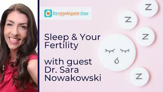 Sleep and Your Fertility (TTC, Pregnancy, Menopause) with guest Dr. Sara Nowakowski #sleep #podcast