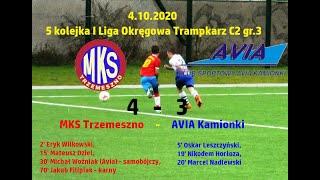 4.10.2020 MKS Trzemeszno - Avia Kamionki 4-3