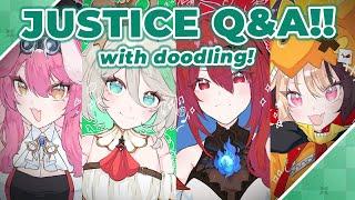 【JUSTICE Q&A】Answering your questions while creating an artful masterpiece!  #hololiveenglish