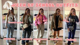 A WEEK OF MY SCHOOL OUTFITS|grwm, chit-chat, ootd's, fashion advice|ThatGurlGabrielle