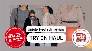 Warm & stylish Winter outfits | Uniqlo Heatech try on