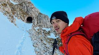 Overnight in an Alpine WW1 Hideout