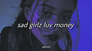 amaarae - sad girlz luv money remix (slowed + reverb) [with lyrics] / tiktok song