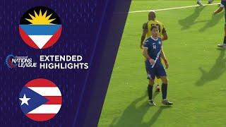 Antigua & Barbuda vs. Puerto Rico : Extended Highlights | CONCACAF Nations League | CBS Sports