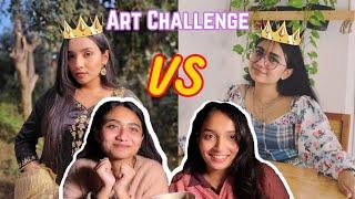 Art challenge with friend‼️ | Who draws it better⁉️