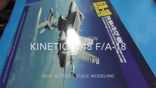 Kinetic 1:48 F/A-18 Sprue Review