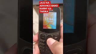 JAZZ KI SIM KA ADVANCE BAND KARNY KA TARIKA#tiktok #indian #unique #pakistani #hyderabad #real 