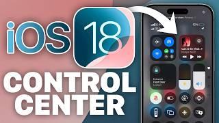 How To Use iOS 18 Control Center on iPhone - Add A Control, Customize, Edit & More! (2024)