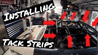 66 Mustang Convertible Top Installation Pt 2 Tack Strip Replacement