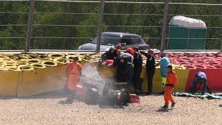 GB3 Championship 2022 - Massive Crash,Red flag,spin & action - Spa-Francorchamps