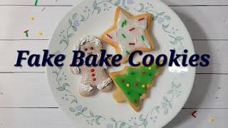 Faux Christmas Cookie//Ornaments