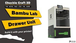 Bambu Lab X1C - P1S - P1P UPGRADE - Drawer Presentation