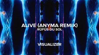 Alive - RÜFÜS DU SOL (Anyma Remix) | Visualizer | Melodic House & Techno