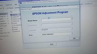 Сброс памперса принтер Epson L110, L210, L310, L350, L355. Мигают два индикатора красным.