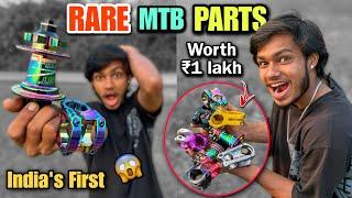 UNIQUE MTB PARTS | ₹1 Lakh Cycle Parts Unboxed | Cycle Stunts