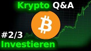 Q&A2: Bitcoin gegen 67.000$ - jetzt richtig investieren