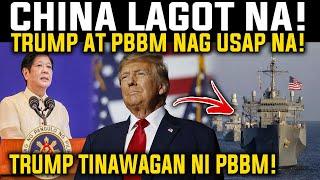 PRES MARCOS AT US PRES TRUMP NAG USAP NA! WPS AT CHINA PINAG USAPAN? REACTION AND COMMENT