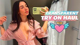 Transparent Try on Haul | Get Ready with Angelina [2024]