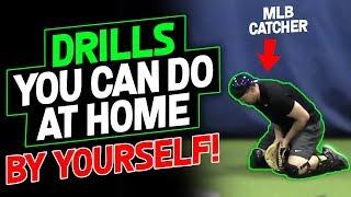 Catching Drills You Can Do By Yourself: At Home Blocking Drill [BLOCK MORE BALLS!]