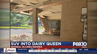 SUV crashes into Semmes Dairy Queen