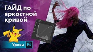 КРИВЫЕ в фотошопе / Гайд по яркостной RGB кривой