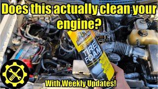 Can tire foam really clean your engine? Let's find out (with weekly updates!)