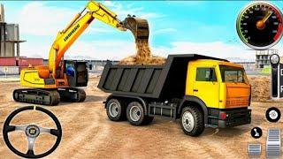 Real City Construction Simulator 3D - City Road Builder Excavator Trucks - Android Gameplay