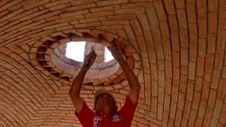 The most amazing dome maker bricklayer, verdaderos maestros Bovederos  +52 4141017265