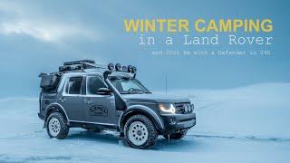 Winter Camping in a Land Rover and 2000 km in a Defender in 24h