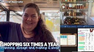 420 - Planning and Storage when you only shop 6 times a year / every two months - Off Grid Australia