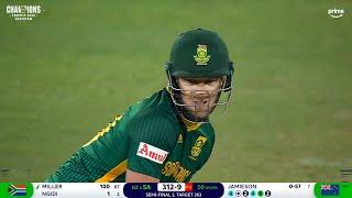 NZ vs SA Champions Trophy 2025 Semi Final Full Highlights | david miller century today