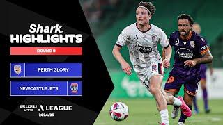 Perth Glory v Newcastle Jets - Shark Highlights | Isuzu UTE A-League 2024-25 | Round 08