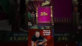 Crazy Time Big Win Pachinko With 25X Top Slot #shorts #casino #youtubeshorts