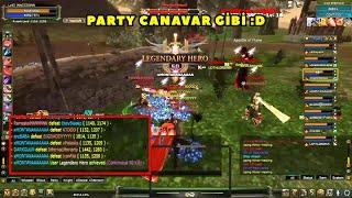 1NCONN - (Zero) EternaLFire Ekibi 1 Party ile Önüne Çıkanları Yok Ediyor :D ! Knight Online