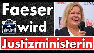 Den Bock zum Gärtner gemacht: Faeser soll Justizministerin werden! Minister-Mikado in Berlin