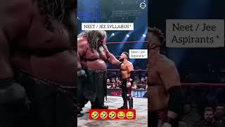 NEET JEE Syllabus Vs Neet jee Aspirants #shorts #neet2025 #jee #neet #viralshorts