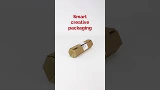 Smart creative packaging design for an eco-friendly unique unboxing #packaging #innovative #shorts