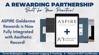 Aesthetic Record & ASPIRE Galderma Rewards Launch Full integration