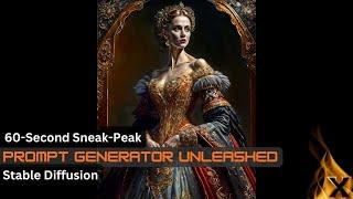  60-Second Sneak-Peak: Stable Diffusion Prompt Generator Unleashed! 