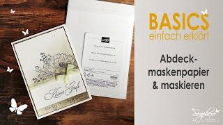 BASICS - einfach erklärt | Abdeckmaskenpapier & maskieren | Produktpaket Landhausrosen