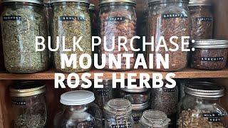 Buying In Bulk from Mountain Rose Herbs