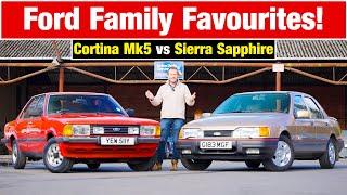 Ford Cortina Mk5 vs Sierra Sapphire - Blue Oval Family Favourites!