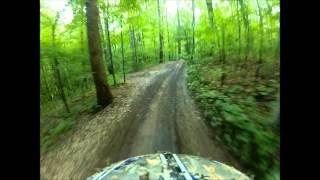 YFZ350 YAMAHA BANSHEE - TRAIL RIDING WAYNE NATIONAL FOREST - GOPRO HERO2 HD