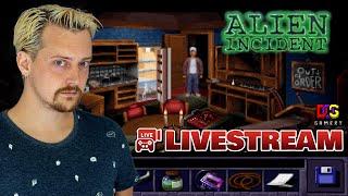  Live Adventure Games: "Alien Incident"  The intergalactic whoopsie! 🪐 [MS-DOS] - [  Livestream ]