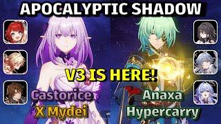 NEW UPDATE! E0S1 Castorice Dual DPS and E0S1 Anaxa Hypercarry | Apoc. Shadow - Honkai: Star Rail