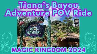 Tiana's Bayou Adventure POV Ride Magic Kingdom 2024