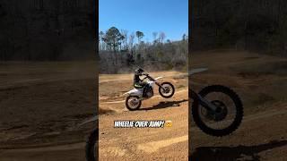 Dirt bike rider shows INSANE wheelie skills! 