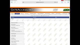 New Access Control System - Gate Access System - Web Based Features and Use